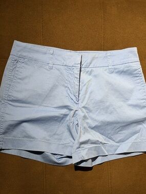 J. Crew Light Blue Women's Tailored Cotton Shorts